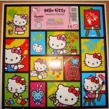 Samolepky Hello Kitty malířka