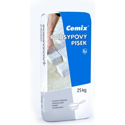 Podsypový písek a zásypový písek Cemix, 25 kg – Zboží Mobilmania