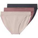 esmara Dámské bezešvé kalhotky 3 kusy navy modrá šedá bílá – Hledejceny.cz