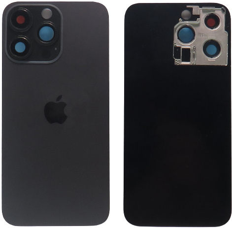 Kryt Apple iPhone 13 Pro zadní sklo + sklíčko kamery černý