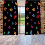 IMPAR Závěsy Barevné rybky (Rozměr : 140x250, Materiál: Interlock) – Zboží Mobilmania