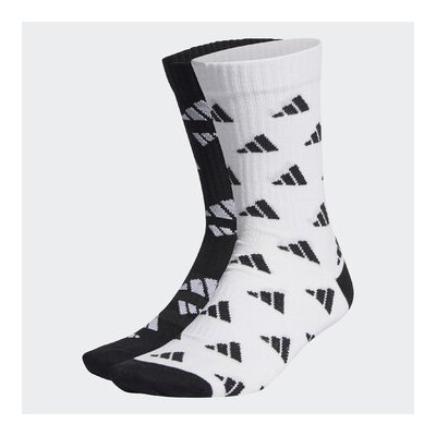 adidas ponožky Crew All Over Print HE2963 černá – Zboží Mobilmania