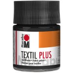 Marabu textil plus barva na textil 50 ml černá 073 – Zboží Mobilmania