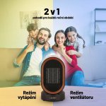 Lauben Desk Fan&Heater 2in1 600BB – Zboží Mobilmania