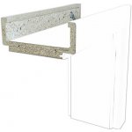 Solodoor obložková zárubeň 60 P šířka 100 mm bílá snow lakovaná – Sleviste.cz