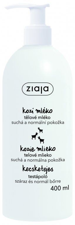 Ziaja kozí tělové mléko suchá a normální pokožka 400 ml od 77 Kč -  Heureka.cz