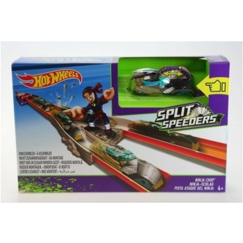 Hot Wheels Split speeders dráha s ninjou