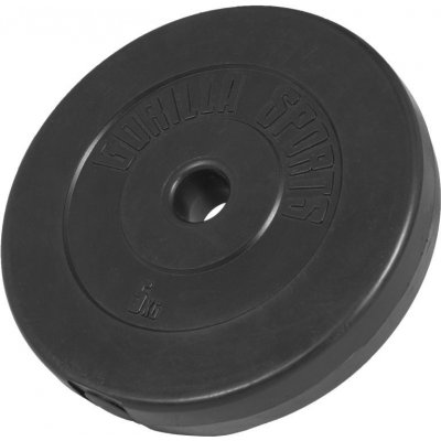 Gorilla Sports plast 5 kg 255 mm – Zboží Mobilmania