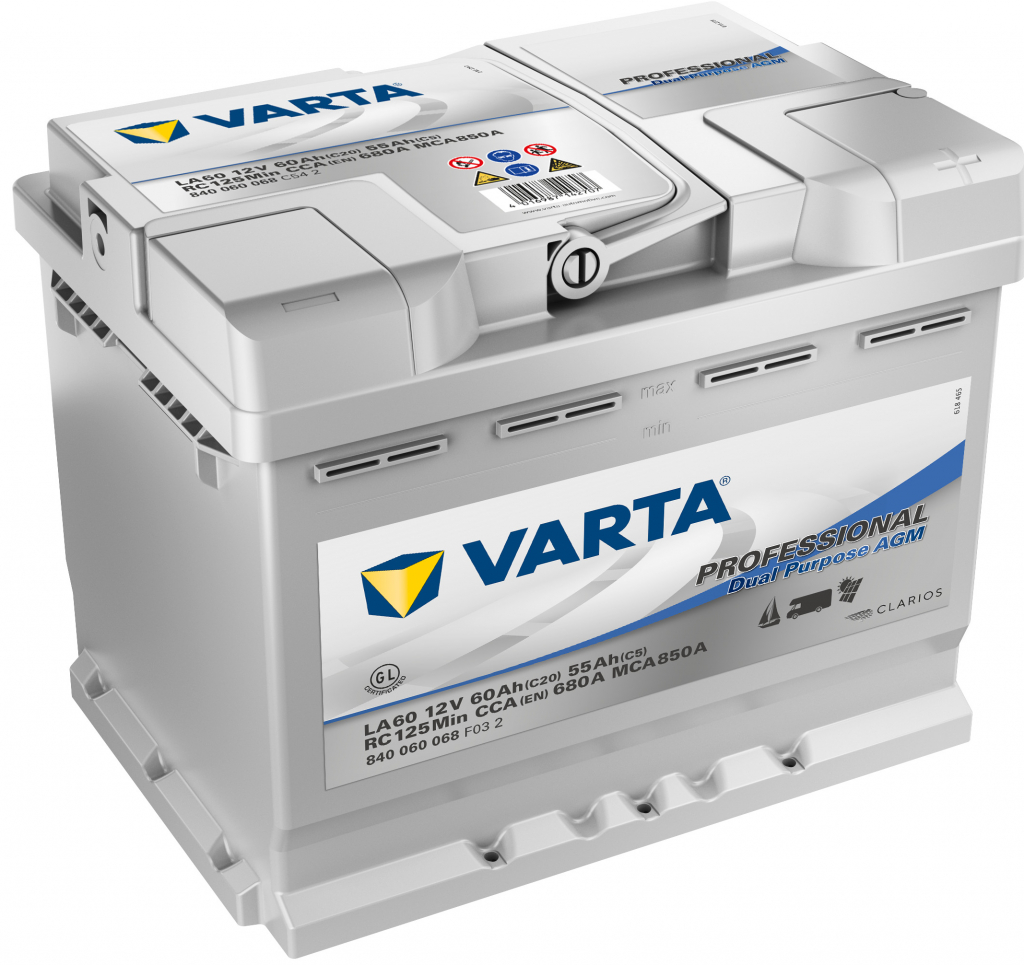 Varta Professional AGM 12V 60Ah 680A 840 060 068