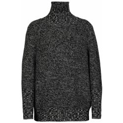 Icebreaker dámský svetr Wmns Seevista Funnel Neck Sweater Black Snow