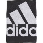 adidas ručník Performance Towel L - Black/White 70 x 140 cm – Zbozi.Blesk.cz