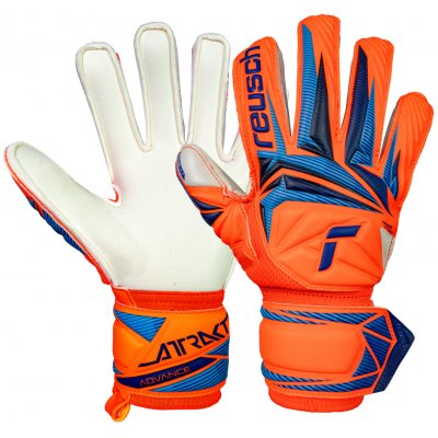 Reusch Attrakt Advance oranžová/modrá UK 6,5 – Hledejceny.cz