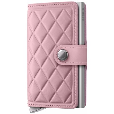 Secrid PREMIUM Miniwallet Emboss Diamond Rose růžová – Zboží Mobilmania