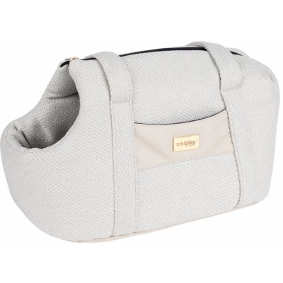 Amiplay Přepravní taška pro psy MILLY krémová S 35 x 21 x 24 cm – Hledejceny.cz