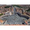 Puzzle Jumbo Svatopetrské náměstí pohled z budovy Vatikánu Řím 2000 dílků