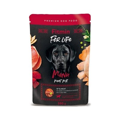 Fitmin For Life Menu meat mix Masová 350 g – Zboží Mobilmania