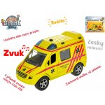 Mikro trading Auto ambulance 11 cm kov zpětný chod na baterie česky mluvící – Hledejceny.cz