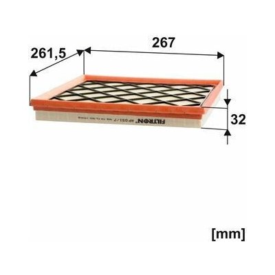 Vzduchový filtr FILTRON AP 051/7 – Hledejceny.cz