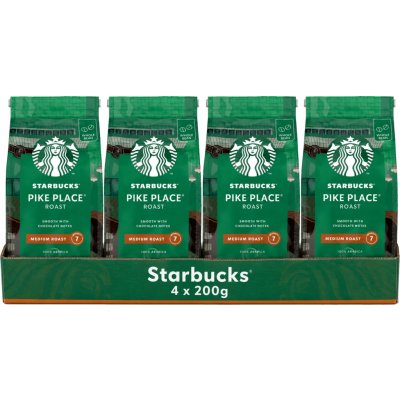 Starbucks Káva Arabica Pike Place Roast zrnková 0,2 kg – Hledejceny.cz