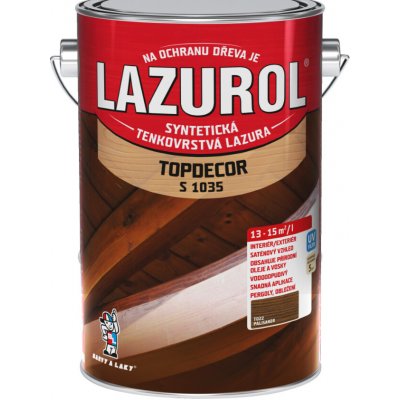 Lazurol Topdecor S1035 4,5 l meranti – Sleviste.cz