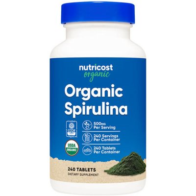 Nutricost Organic Spirulina 240 tablet – Hledejceny.cz