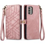 VSECHNONAMOBIL 61066 GEOM Peněženkové pouzdro pro Nokia G22 růžové – Zboží Živě