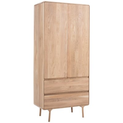 Gazzda Dubová šatní skříň Fawn 200 x 90 cm – Sleviste.cz
