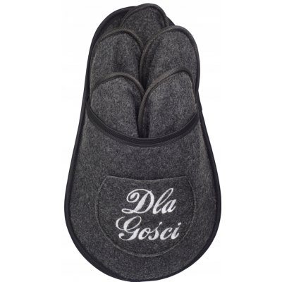 Pantofle pro hosty filcové 5+1 – Zboží Dáma