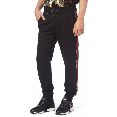 Philipp plein pánské streetwearové kalhoty MRT0222 černé