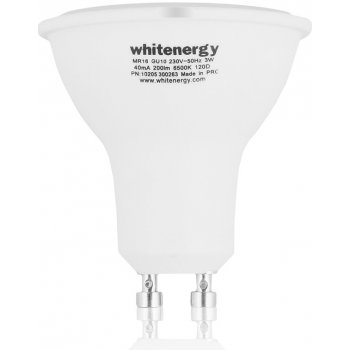 Whitenergy LED žárovka SMD2835 MR16 GU10 5W teplá bílá