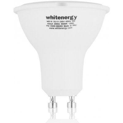 Whitenergy LED žárovka SMD2835 MR16 GU10 5W teplá bílá – Hledejceny.cz