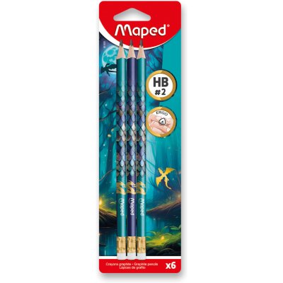 Maped Dragon 6 ks tvrdost HB – Zboží Živě