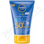 Nivea Sun Kids Protect & Care SPF50 5v1 mléko na opalování 50 ml – Sleviste.cz