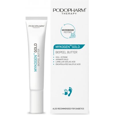 PODOPHARM MYKOGEN GOLD bioenzymatické exfoliační máslo 20 ml – Zboží Mobilmania
