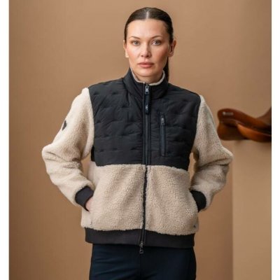 Dámská fleecová ALESSANDRO ALBANESE Lorenza sand/ černá – Sleviste.cz