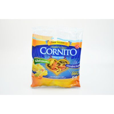 Cornito Těstoviny kukuřičné bez lepku CASERECCE trojbarevné 200 g