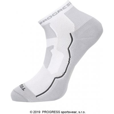Progress TOURIST letní turistické ponožky bílá/šedá – Hledejceny.cz