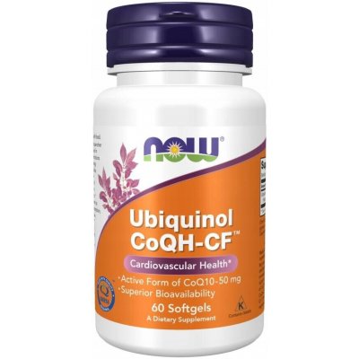 Now foods UBIQUINOL COQH-CF koenzym Q10 90 kapslí – Hledejceny.cz