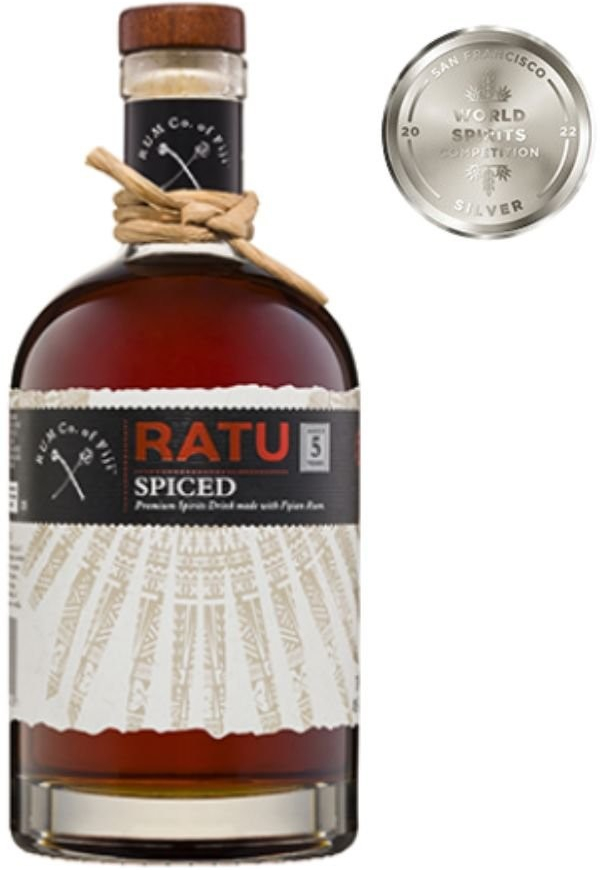 Ratu Spiced 5y 40% 0,7 l (holá láhev)