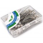 Ozdobné špendlíky délka 38 mm perleť Varianta: 1 bílá, Balení: 1 krab. – Zboží Dáma