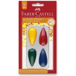 Faber Castell Plastové pastelky voskovky do dlaně 4ks – Zboží Mobilmania