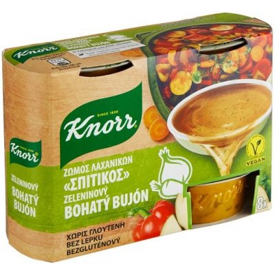 Knorr Bohatý Bujón Zeleninový 8 x 28 g – Zboží Dáma