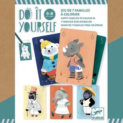 Djeco Kreativní sada Karetní hra k dotvoření – Hledejceny.cz