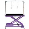 Kosmetika pro psy Phoenix Střihací elektrický stůl Phoenix Callisto PURPLE 125 x 65 x 21-95 cm