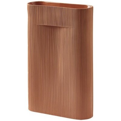 Muuto Váza Ridge Vase terakotová High 48,5 – Hledejceny.cz
