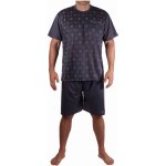 New Fashion Emil pánské pyžamo krátké nohavice tmavě šedá – Sleviste.cz