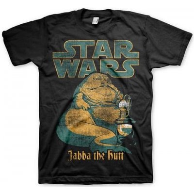 A.B. tričko Star Wars Jabba The Hutt černá