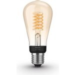 Philips Hue Filament BT LED žárovka E27 ST64 9W teplá bílá chytrá LED žárovka 600 lm 2200 K stmívatelná – Sleviste.cz