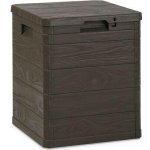 Toomax Woodys plastový box 90 L hnědá – Zboží Dáma