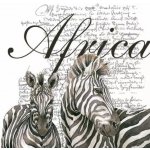 Ubrousek 33 x 33 cm ZEBRY – Zboží Mobilmania